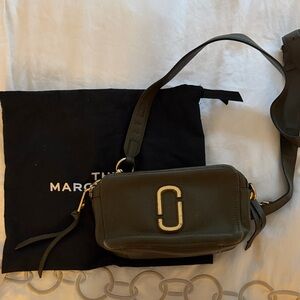 Marc Jacobs Dark Green Crossbody Bag